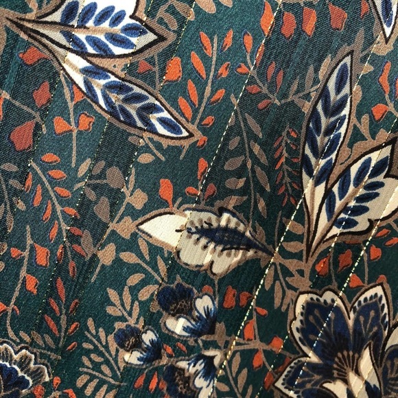 Lulus Size Small Green Floral Shift Dress - Picture 4 of 7